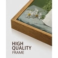 thumbnail image 6 of Drsoum Funny Bathroom Wall Art Toilet Paper Picture Painting Print Vintage Moody Floral Wall Decor Toilet Canvas Wall Art 11x14in Brown Framed, 6 of 7