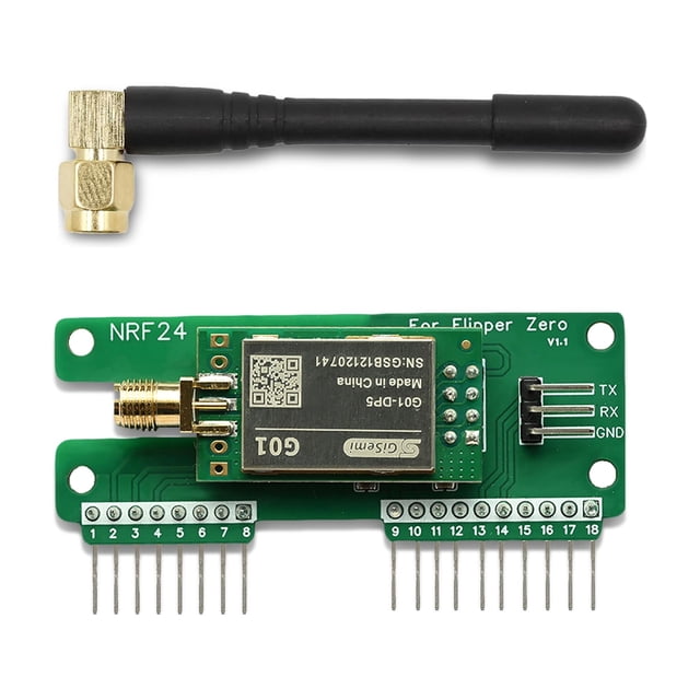 Placa de desarrollo del módulo Pingequa Flipper Zero NRF24