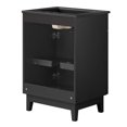 thumbnail image 6 of Sink Vanity Cabinet, Black, Melamine Wood , Hotel Bedroom Bathroom, Modern Contemporary HB36115, 6 of 11