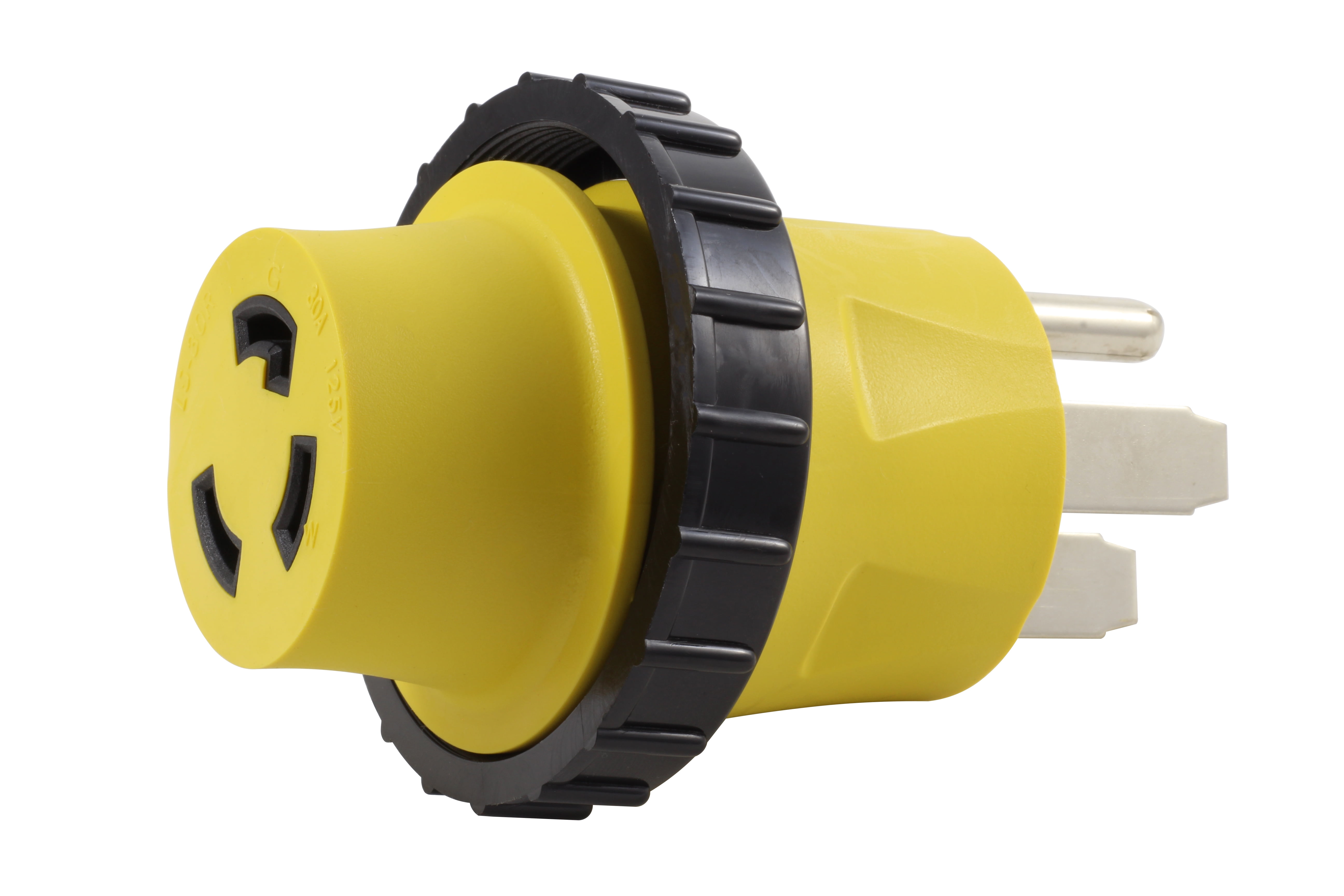 AC WORKS [RV1450M30] RV/ Marine Generator Adapter (50Amp 4Prong RV