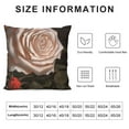 thumbnail image 5 of SHANXI Throw Pillow Covers White Flower Dark Oil Floral work 12x12in, 5 of 5