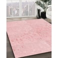 thumbnail image 3 of Ahgly Company Machine Washable Indoor Rectangle Transitional Light Coral Pink Area Rugs, 7' x 10', 3 of 7