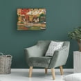 thumbnail image 3 of Canvas Wall Art - Betty Lou 'Portofino Harbor' Wall Art for Living Room, Bedroom, or Office Décor by Trademark Fine Art - 19 x 14 Inches, 3 of 4