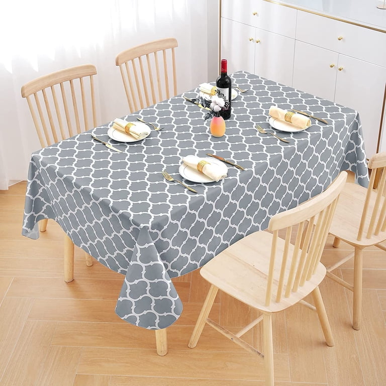 decorUhome Moroccan Vinyl Tablecloth, 60x84in photo 2