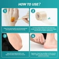 thumbnail image 7 of Promifun Hydrocolloid Bandages Roll for Blister - 2.56in x 16.4ft Cut to Fit - Self-Adhesive Heel Cushion Patch Bandage Pads,Blister, Acne Care, Home & Travel Essential, 7 of 7