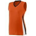thumbnail image 2 of Augusta L Girls Tornado Jersey Orange/Black/White 1356, 2 of 4