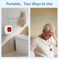 thumbnail image 3 of Home Seniors WiFi Call Button with App Notification, Elderly Monitoring, Nursing Assistance Pager, Senior Living Alert System, No Monthly Fees, 3 of 3