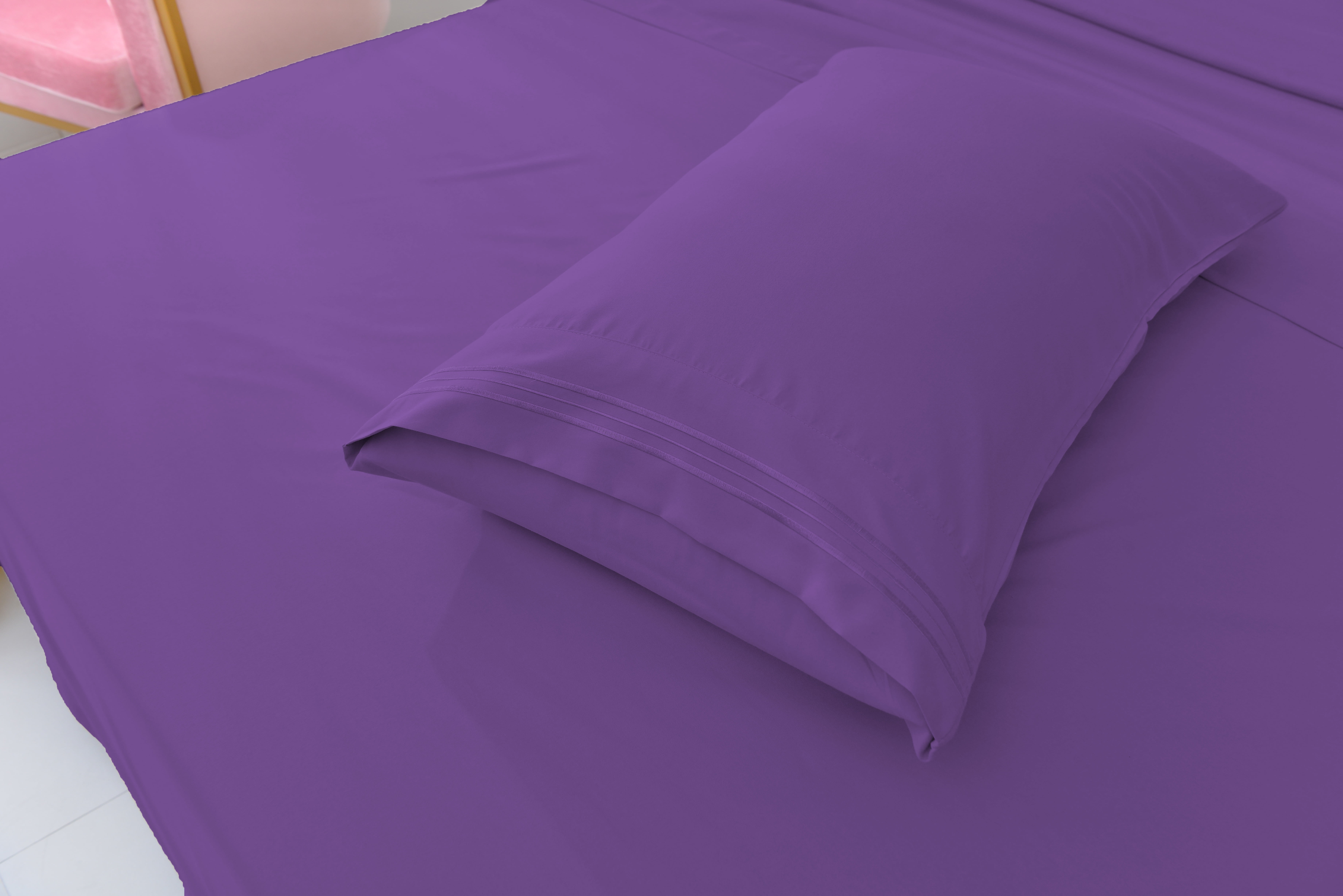 Deluxe2000 Series Soft Bamboo Derived Rayon Sheet SetsFull Violet