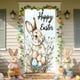 thumbnail image 4 of Decoraciones de Pascua, adornos de Pascua, regalos de Pascua, cortina de puerta de Pascua de 35 x 72 pulgadas, decoración de puerta y pared de Pascua, decoración para festivales y fiestas, cubierta de, 4 of 6