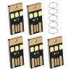 thumbnail image 1 of Luz De Emergencia Camping Mini linterna de emergencia para acampar al aire libre con luz LED de 5 uds., 0,2 W, 5 V (negro) Tmvgtek Para Estrenar, 1 of 4