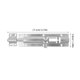 thumbnail image 2 of unbranded Deslizante De Inoxidable Para Puertas Interiores Y Exteriores Plata, 2 of 8