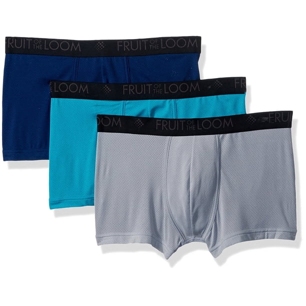 Fruit of the Loom Mens 3-Pack Breathable Lightweight Micro Mesh Short ...