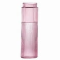 thumbnail image 1 of Brilliant - Ensemble Carafe de Chevet et Gobelet Striped - Rose, 1 of 4