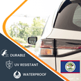 thumbnail image 4 of Magnet Me Up Belize Belizean Flag Vinyl Automotive Magnet Decal, 4x6 Inches, 4 of 7