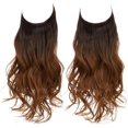 thumbnail image 1 of GHSDFBB Ombre Fil Invisible Extension de Cheveux Ondulé Bouclé Long Postiche Synthétique Réglable Bandeau Transparent pour Femmes 18 Pouces, 1 of 6
