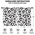 thumbnail image 2 of Blackout Kids Curtains,White and Black Of Leopard Print Childrens Insulated Curtains Set Of 2,Bedroom Essentials,Toddler Room Decor 42"x54", 2 of 5