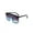 Blue, variant on FEISEDY One Piece Sunglasses Oversized Shades Goggles Men Women B2515