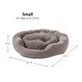 thumbnail image 5 of Happy Hounds Murphy Deluxe Donut Dog Bed, Gray, Small (24 x 24 in.), 5 of 9