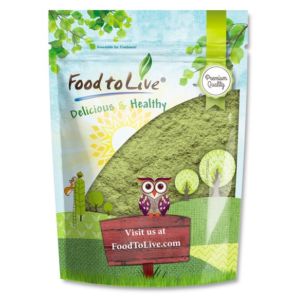 Broccoli Powder, 8 Ounces – Nutrient-Rich Green Superfood for Smoothies, Shakes and Cooking, High in Fiber, Vitamins and Antioxidants, Vegan, Kosher, Bulk - by Food to Live