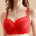 thumbnail image 5 of ZACPNCV Nursing Bras for Breastfeeding Seamless Comfort Maternity Bralette Wireless Pregnancy Sleep Bra with Support Red 42/95B, 5 of 9