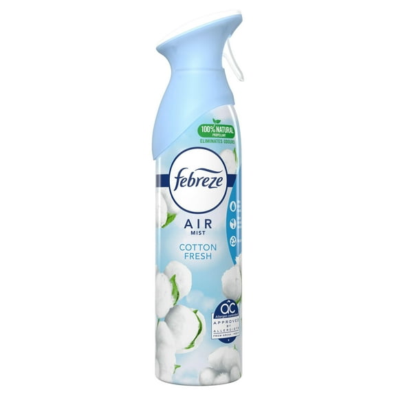 2 Pack Febreze Odor-Eliminating Cotton Fresh Air Freshener Spray 10.14 oz. , Bundle Deal