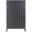 Black Geometric Cross, variant on Roninkier 76"H x 48"W Freestanding Metal Privacy Screen Heavy Duty Decorative Divider Fence Panel for Patio Deck Balcony Garden Lawn Yard, Easy Assembly