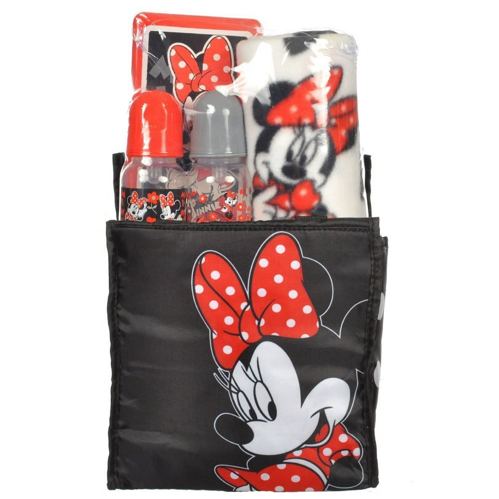 Minnie Mouse "Dotted Magic" 5Piece Diaper Bag Gift Set black, one