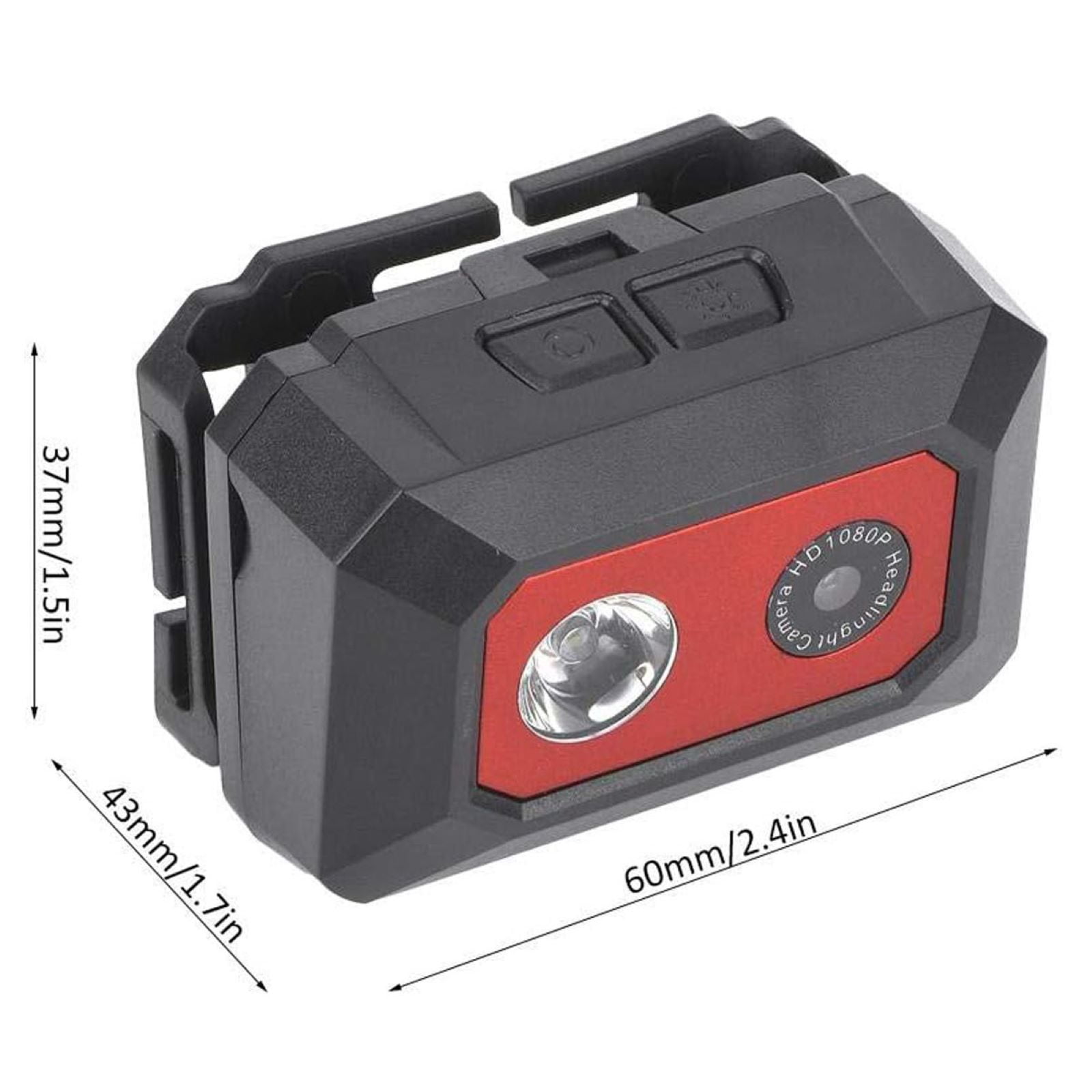 ARCADORA High-Def Cam & Headlamp for Adventures - 1080P Capture & Night Vision F18 Model