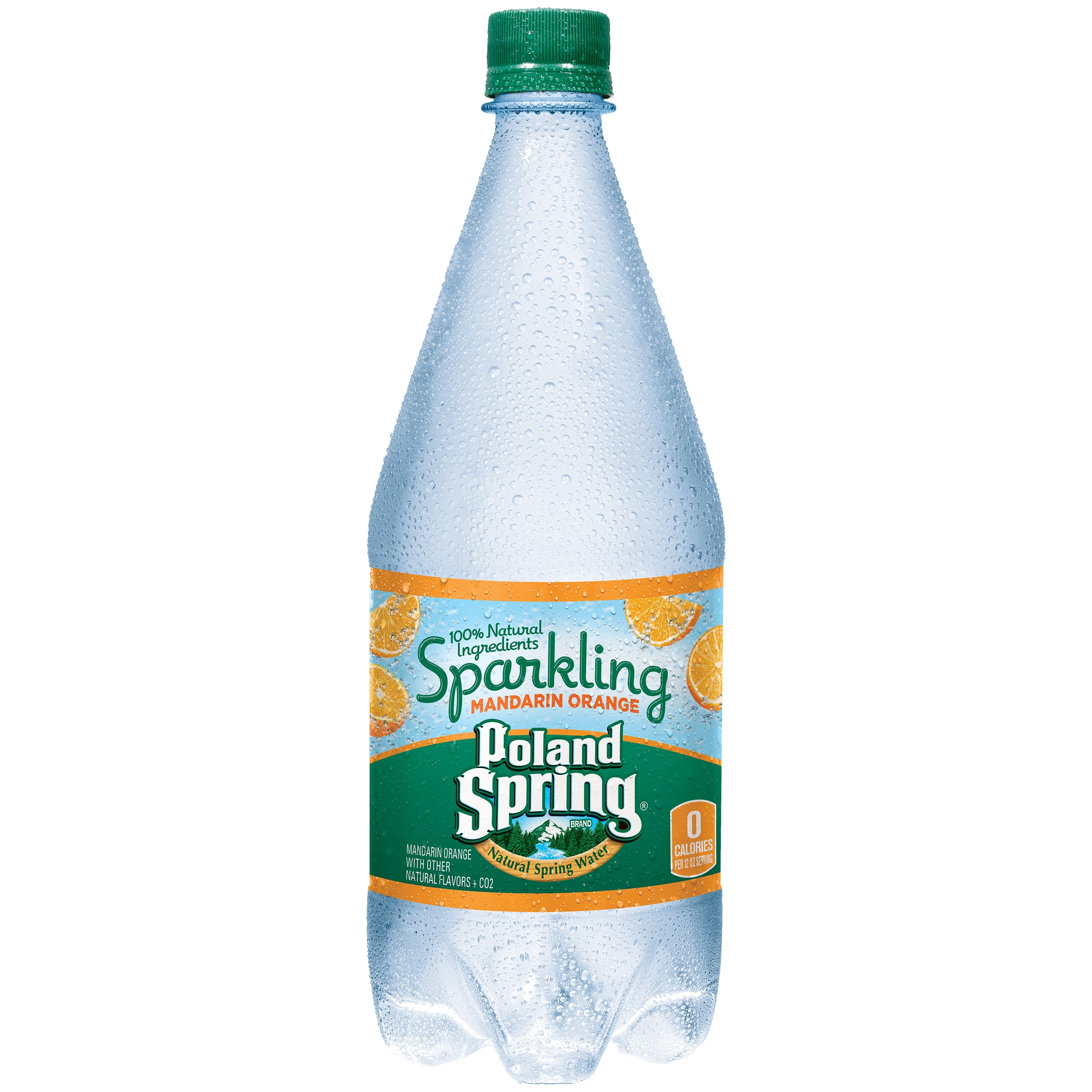 POLAND SPRING Brand 100 Natural Spring Water, 23.7ounce plastic sport