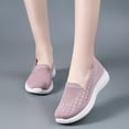 thumbnail image 7 of kamemir Skechers Slip Ons for Women Women's Walking Shoes Slip on Breathable Sneakers(Pink,6.5), 7 of 7