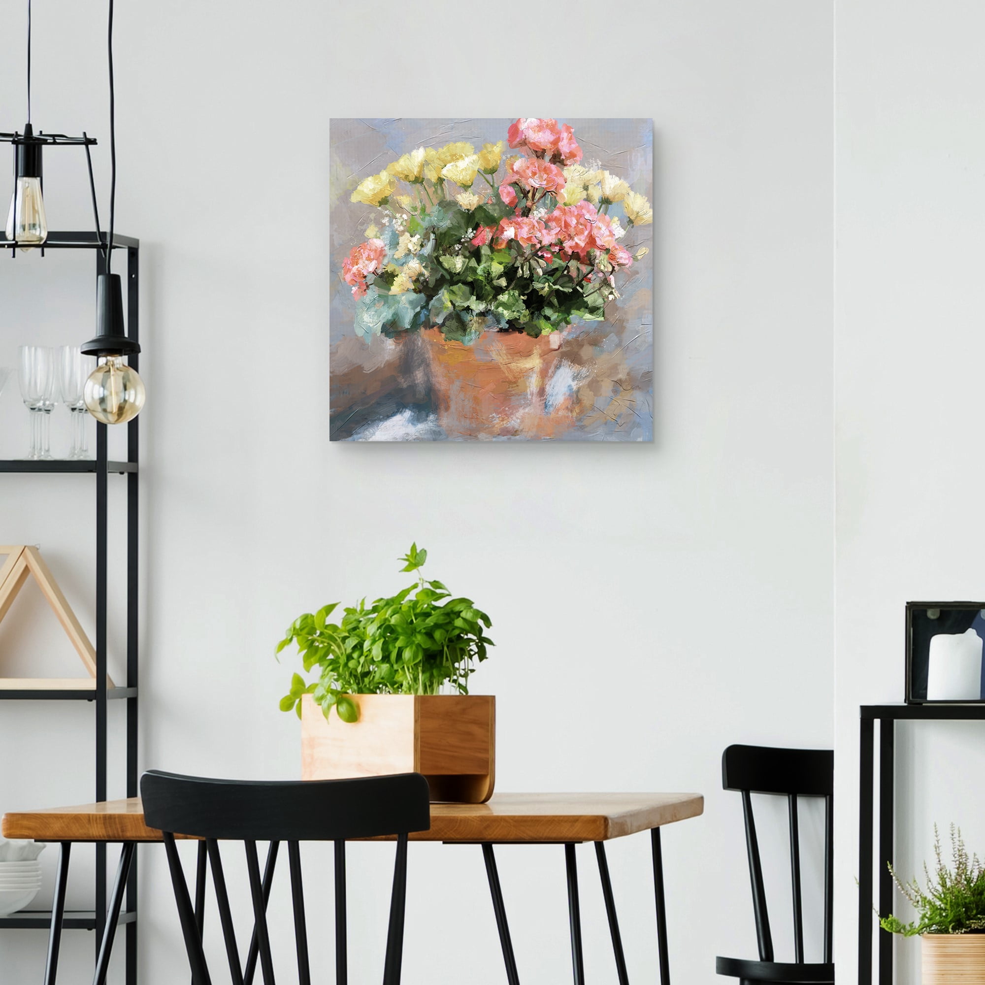 Clay Bouquet by Studio Arts Canvas Art Print