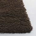 thumbnail image 4 of SAFAVIEH California Plush Solid Shag Runner Rug, Brown, 2'3" x 5', 4 of 13