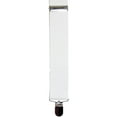 thumbnail image 3 of CTM Elastic Solid White Clip-End Suspenders, 3 of 3