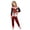 Kids, variant on Yuaguia Family Matching Christmas Pajamas, Gnome with Christmas Lights Print Black Raglan Long Sleeve Top and Red Black Buffalo Plaid Lounge Pants Sleepwear Set, Kids 8 Years