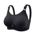 thumbnail image 2 of Bras for Women, Women's High Support Full Coverage Racerback Sports Bra Women's Bra Soild Color Underwear Bra Everyday Underwear High Impact Workout with Removable Pads & Wide Straps, 2 of 8