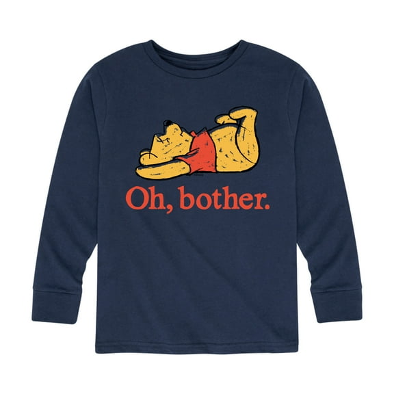 Winnie the Pooh - Oh, Bother - Sketch - Toddler And Youth Long Sleeve Graphic T-Shirt