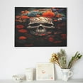thumbnail image 6 of Balery Vintage Butterfly Flower Skull Pattern Canvas Decorative Picture – 30x40in Premium Wall Art, Modern Canvas Print for Home Decor（Horizontal）, 6 of 6