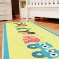 thumbnail image 2 of Sussex Home Low Pile Kids Rug for Playroom - Ultra-Thin Non-Slip Playroom Kids Runner Rug - Washable Cotton Educational Rug for Kids Room - 20 x 59 Inches, 2 of 8
