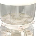 thumbnail image 4 of Contenedor de Almacenamiento de Arroz Caja de Almacenamiento de Granos Giratoria 360 Dispensador de Comida de Cocina con Tapa Dispensador de Comida Seca para Mijo Arroz Cebada ANGGREK  Otros, 4 of 8