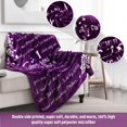 thumbnail image 2 of Jekeno Birthday Gifts for Women-Unique Mom Gifts from Daughter or Son for Birthday-Gift Blanket,Double Sided Printed Throw- Mother's Day, Christmas, Birthday,Warm Soft 50"x60" (Purple)-I Love You Mom, 2 of 7