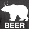 thumbnail image 3 of CafePress - Beer. Bear With Deer Antlers T Shirt - Men's Classic Graphic Cotton T-Shirt, 3 of 4