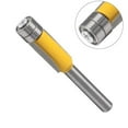 thumbnail image 2 of Bgsha 6mm Shank Carbide Straight Flush Trimming Router Bit 2 Bearing Milling Cutter, 2 of 9