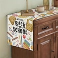 thumbnail image 5 of Artistic Book Table Runner, Elegant Book Table Cloth, Watercolor Book Print Decorative Table Runner For Dining Room Classroom Home Party Layout, 5 of 9