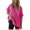 Hot Pink, variant on Vedolay Women Long Sleeve Sweatshir Fashion 2023 Printed Stand Up Collar Long Sleeve Women's Hoodie Sweater Zip up Jacket Blue,L