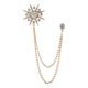 thumbnail image 1 of Broche de de imitación elegante, accesorios de estrella de anís, decoración de vestir Oro Zulema Broche elegante, 1 of 8