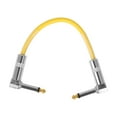 thumbnail image 4 of Milaget Guitar Patch Cable Electric Guitar Cable Length 15cm PVC Shell Connector Line yellow, 4 of 9