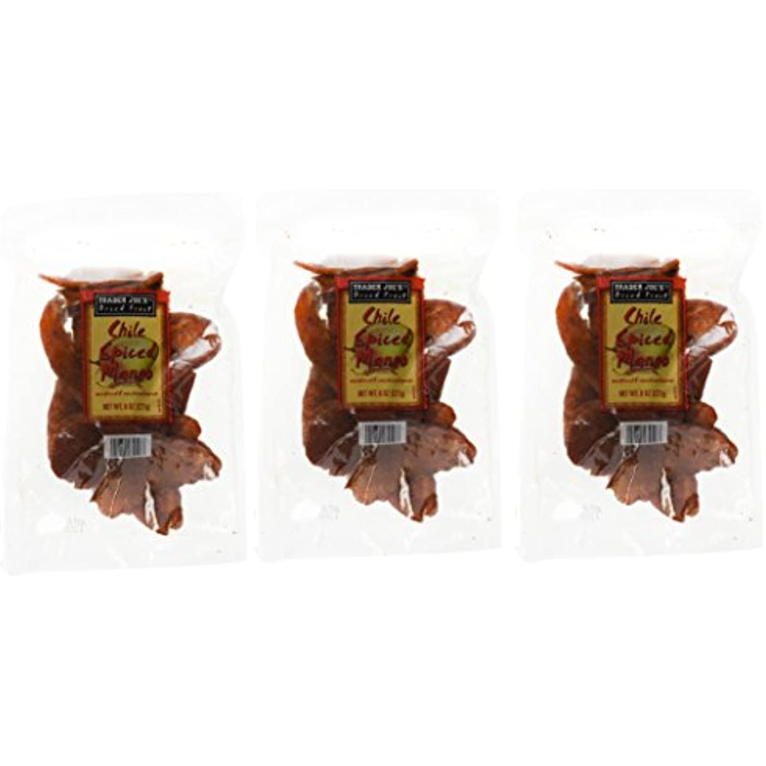 TJ Dried Chile Spiced Mango (Spiced Mango, 3 Packages)