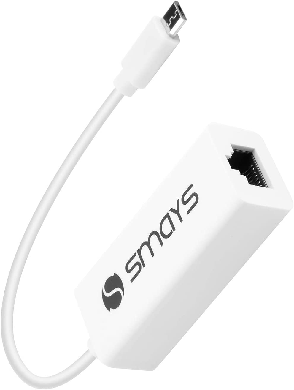 Micro USB to RJ45, Adapter Dongle, Wired LAN Connection