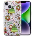 thumbnail image 1 of WIRESTER Elves Christmas Trees Transparent Soft Gel TPU Clear Case Slim Protective Cover for Apple iPhone 14 6.1" 2022, 1 of 3