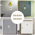thumbnail image 4 of Shisuyan Warning Hands Pinching Sticker Black PP 10Pcs 1.6x1.2in, 4 of 9